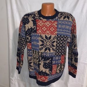 J Crew 100% Wool Hand Knit Sweater Size Small
